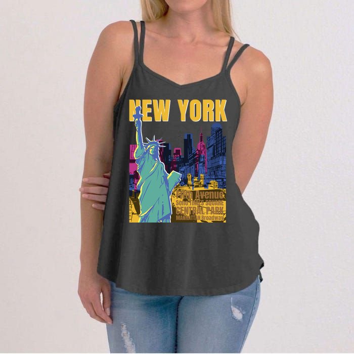 New York City Liberty Statue Women's Strappy Tank