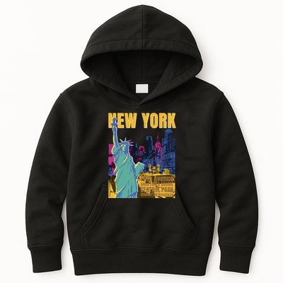 New York City Liberty Statue Kids Hoodie