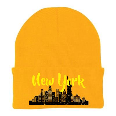 New York City Logo Knit Cap Winter Beanie