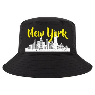 New York City Logo Cool Comfort Performance Bucket Hat