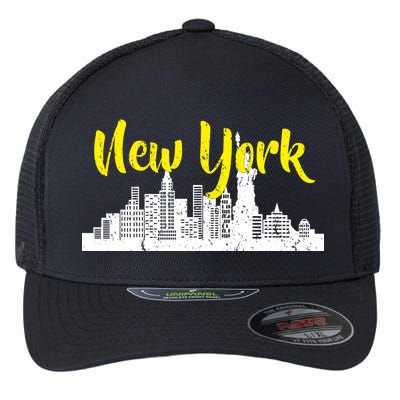 New York City Logo Flexfit Unipanel Trucker Cap