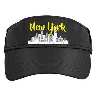New York City Logo Adult Drive Performance Visor