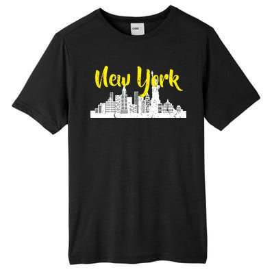 New York City Logo Tall Fusion ChromaSoft Performance T-Shirt