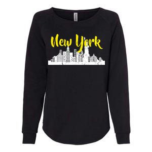 New York City Logo Womens California Wash Sweatshirt