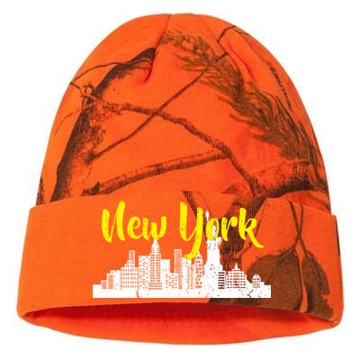 New York City Logo Kati Licensed 12" Camo Beanie