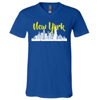 New York City Logo V-Neck T-Shirt