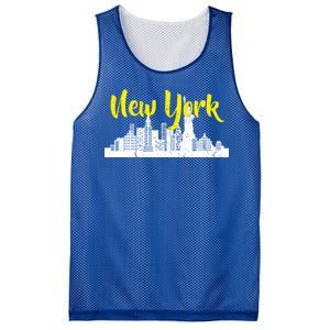 New York City Logo Mesh Reversible Basketball Jersey Tank