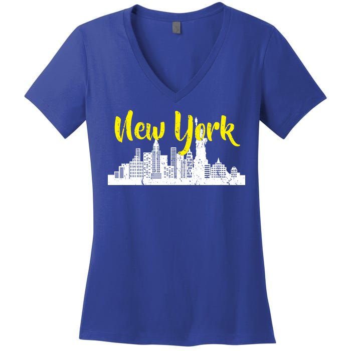 New York City Logo Women's V-Neck T-Shirt