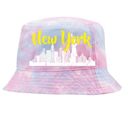 New York City Logo Tie-Dyed Bucket Hat