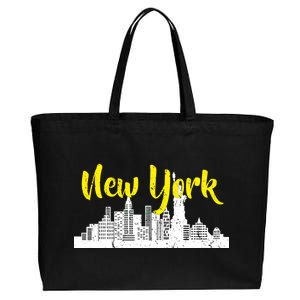 New York City Logo Cotton Canvas Jumbo Tote