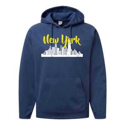 New York City Logo Performance Fleece Hoodie