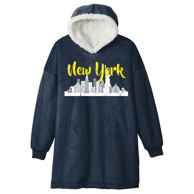 New York City Logo Hooded Wearable Blanket