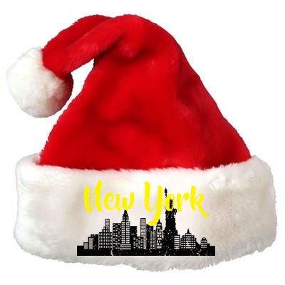 New York City Logo Premium Christmas Santa Hat