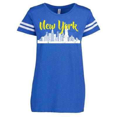 New York City Logo Enza Ladies Jersey Football T-Shirt