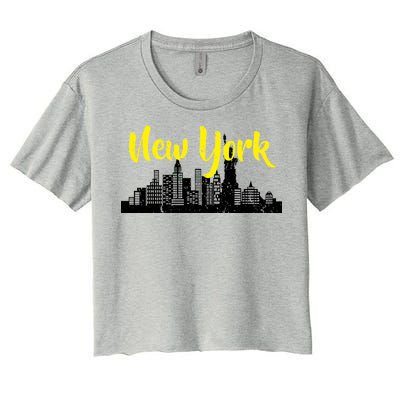 New York City Logo Women's Crop Top Tee