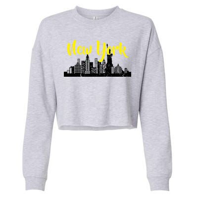 New York City Logo Cropped Pullover Crew