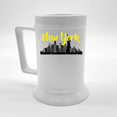 New York City Logo Beer Stein