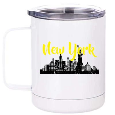 New York City Logo 12 oz Stainless Steel Tumbler Cup