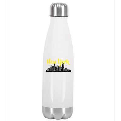 New York City Logo Stainless Steel Insulated Water Bottle