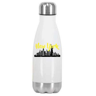 New York City Logo Stainless Steel Insulated Water Bottle