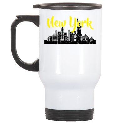 New York City Logo Stainless Steel Travel Mug