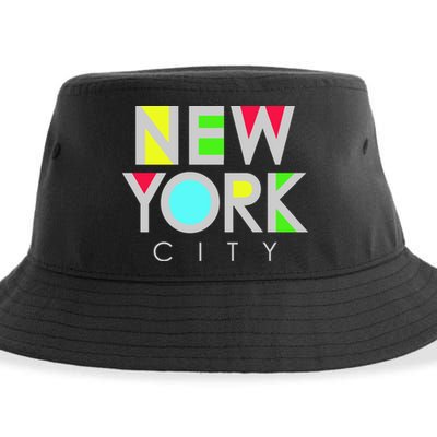 New York City Retro Sustainable Bucket Hat