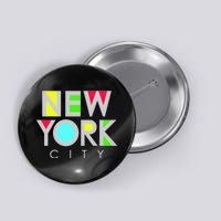 New York City Retro Button