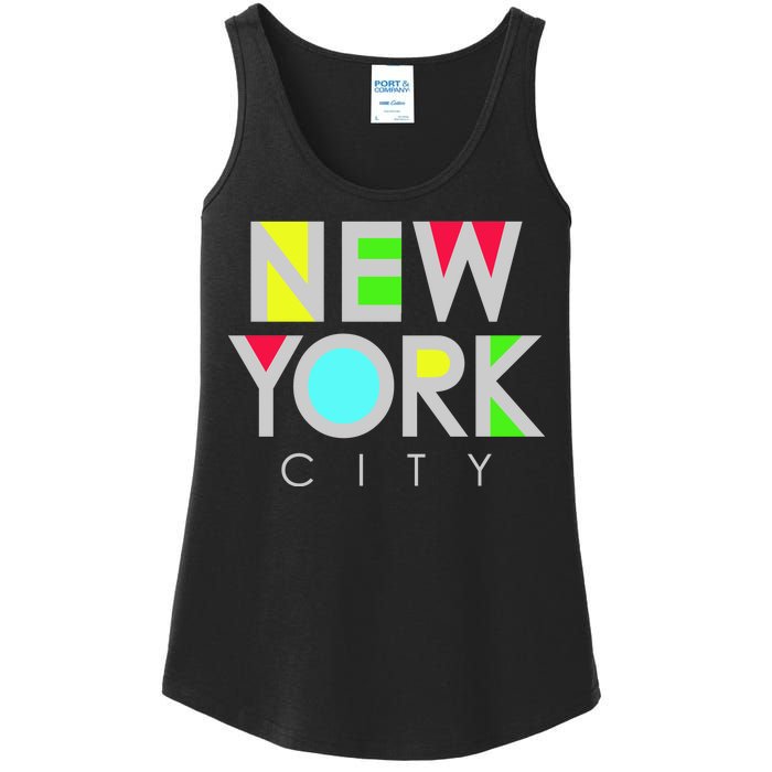 New York City Retro Ladies Essential Tank