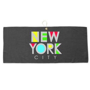 New York City Retro Large Microfiber Waffle Golf Towel