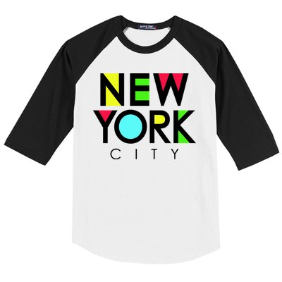 New York City Retro Baseball Sleeve Shirt