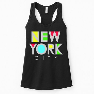 New York City Retro Womens Tank Top