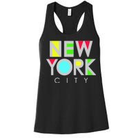 New York City Retro Women's Racerback Tank