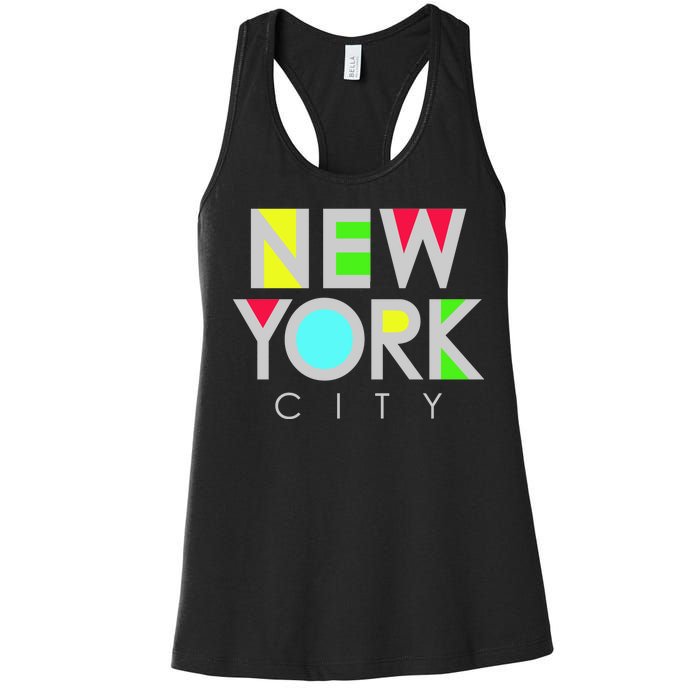 New York City Retro Women's Racerback Tank