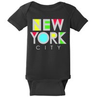 New York City Retro Baby Bodysuit