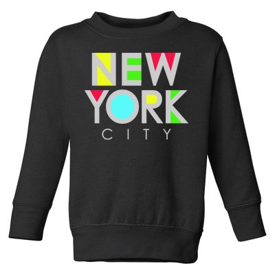 New York City Retro Toddler Sweatshirt