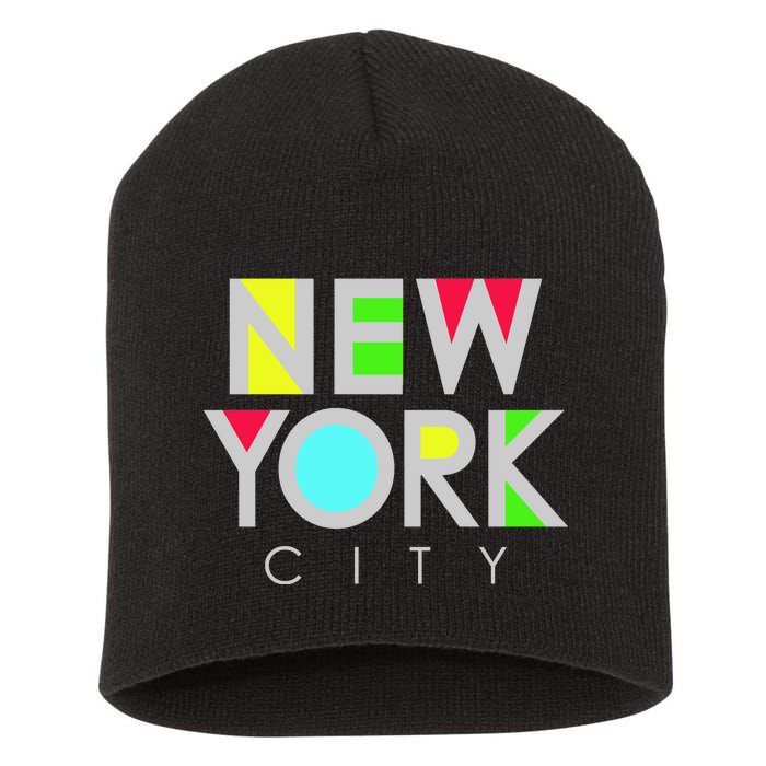 New York City Retro Short Acrylic Beanie