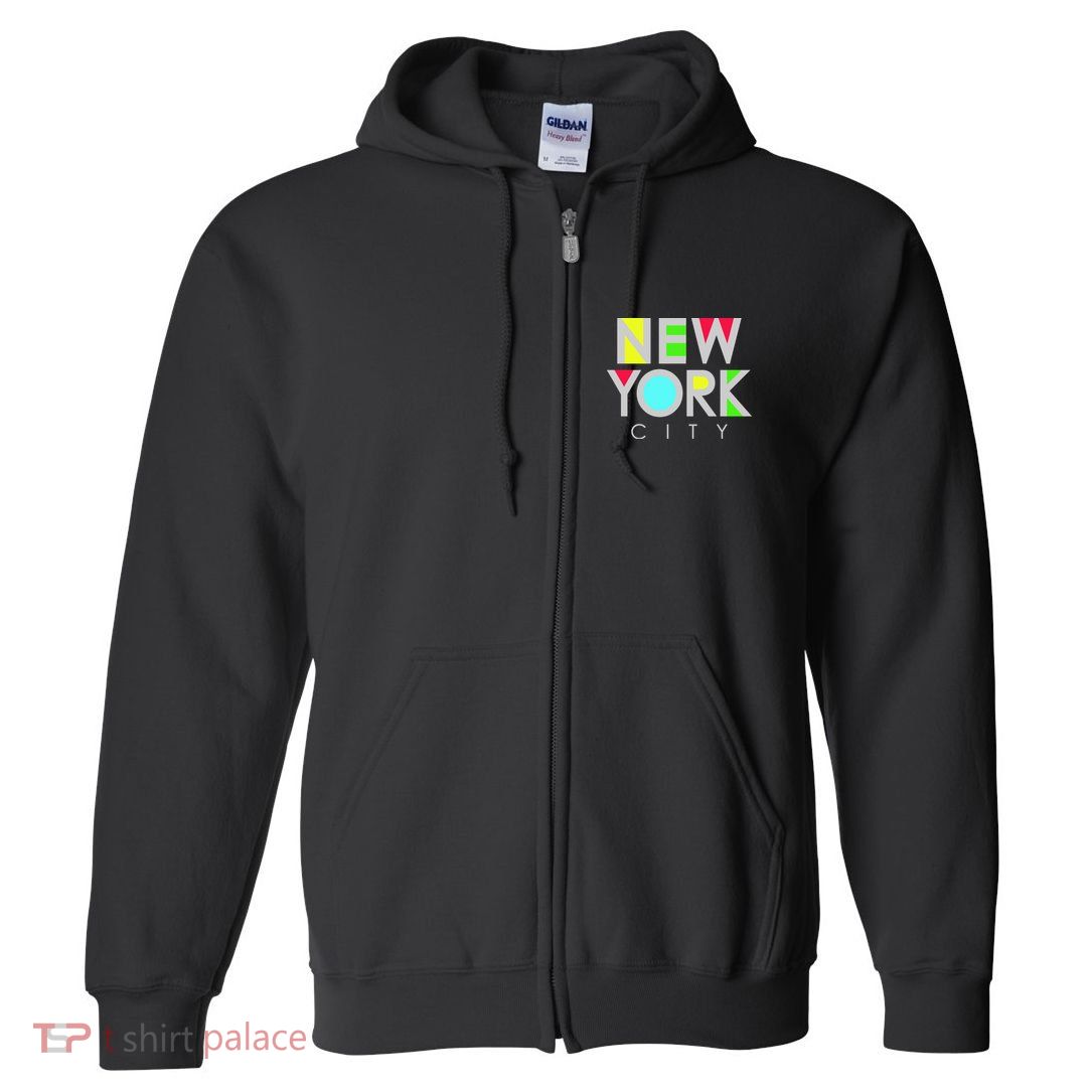 New York City Retro Full Zip Hoodie