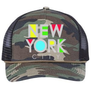 New York City Retro Retro Rope Trucker Hat Cap