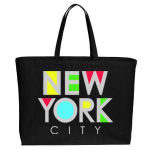 New York City Retro Cotton Canvas Jumbo Tote