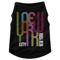 New York City Retro 80s Style Doggie Tank
