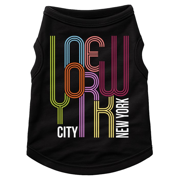 New York City Retro 80s Style Doggie Tank