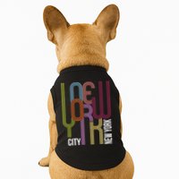 New York City Retro 80s Style Doggie Tank