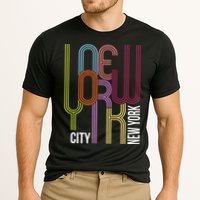 New York City Retro 80s Style Cooling Performance Crew T-Shirt