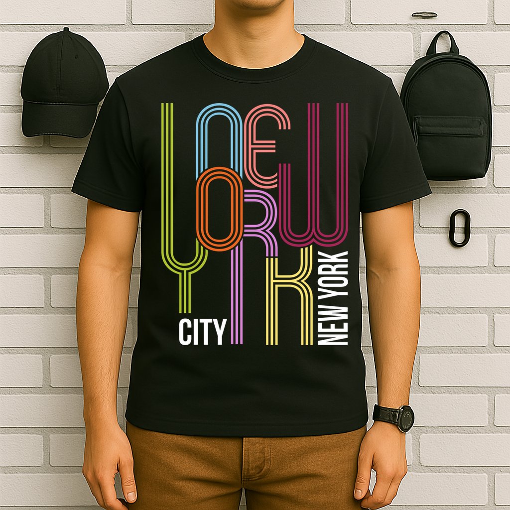 New York City Retro 80s Style T-Shirt