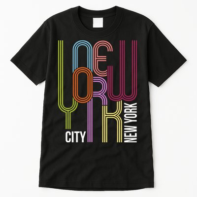 New York City Retro 80s Style Tall T-Shirt