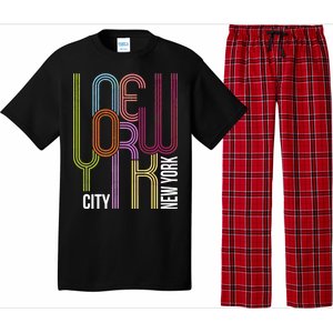 New York City Retro 80s Style Pajama Set