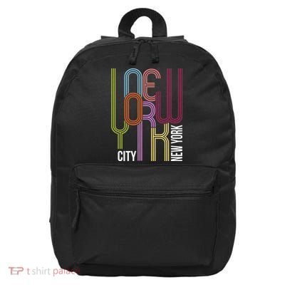 New York City Retro 80s Style 16 in Basic Backpack