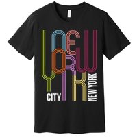 New York City Retro 80s Style Premium T-Shirt