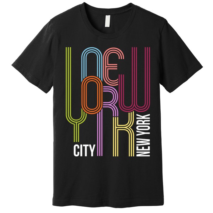 New York City Retro 80s Style Premium T-Shirt