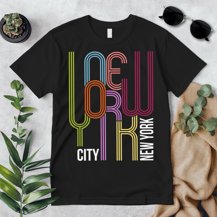New York City Retro 80s Style Premium T-Shirt